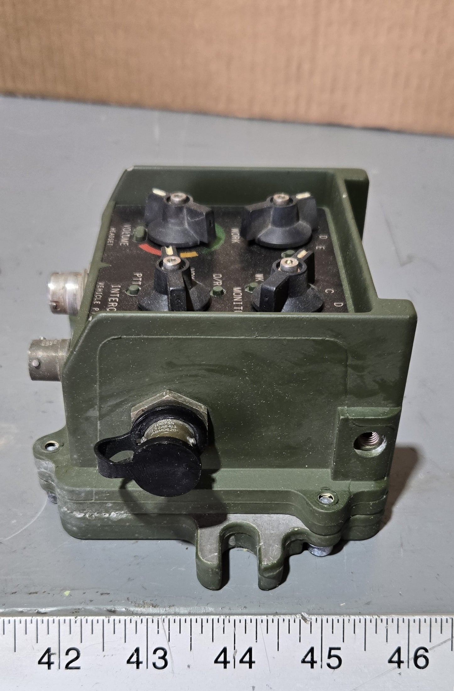CONTROL,INTERCOMMUNICATION SET 5830-01-382-3218 C-12357/VRC