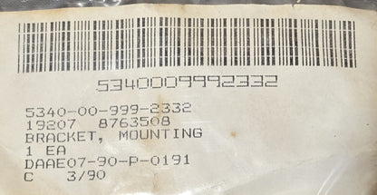 BRACKET,MOUNTING 5340-00-999-2332 PN: 1068258